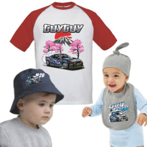Pack T-Shirt Baseball Enfant, Bavoir et Bob